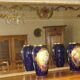 Venetian mirror Art Deco brasserie bistro in eglomerized glass 204x105cm