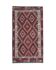 Anatolian Kilim Rug: 1900s Turkish Wool Flatweave, Geometric Tribal Design
