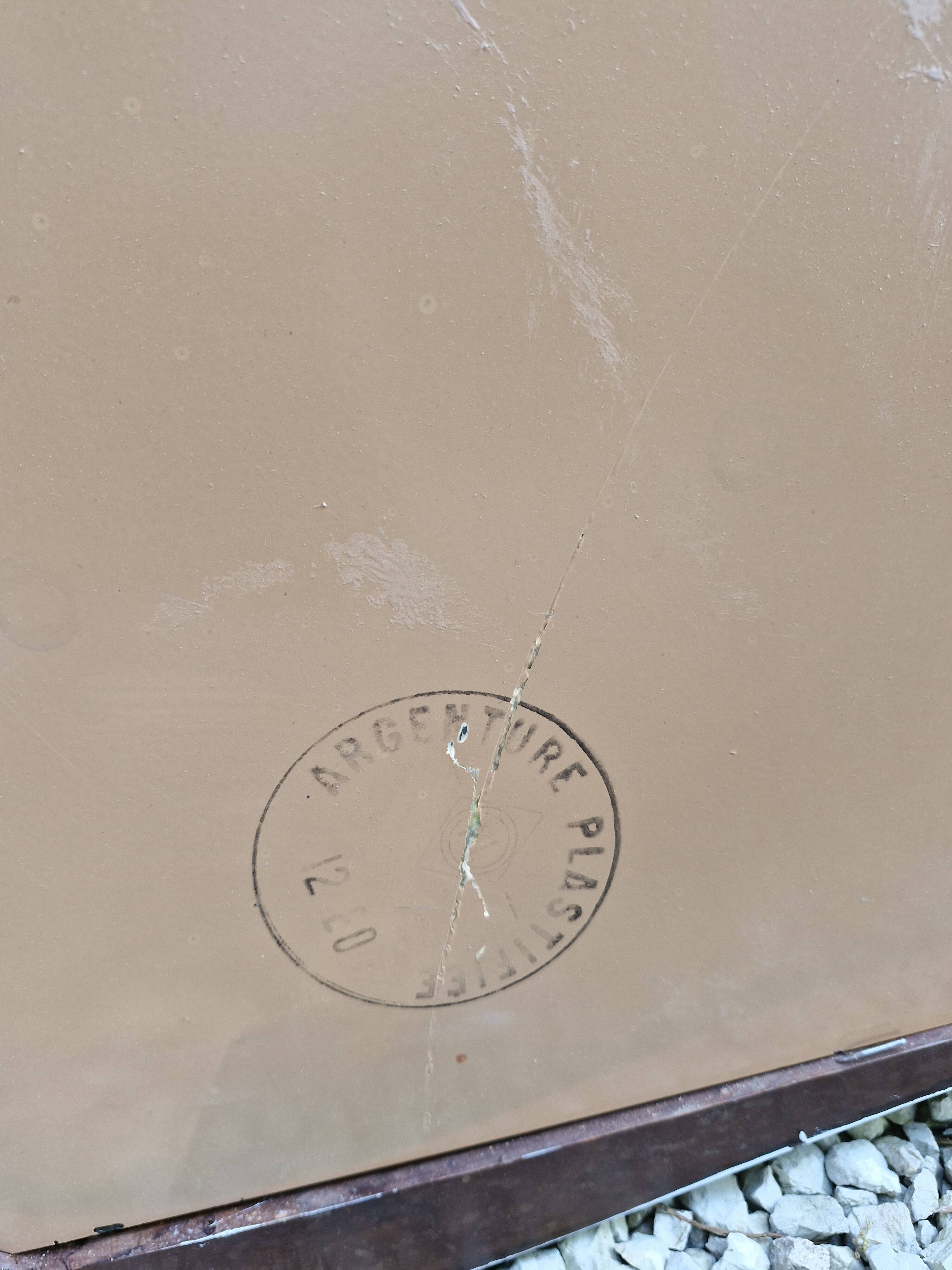 Old patinated trumeau