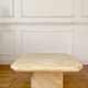 Table basse carrée en travertin 70cm x 70cm