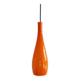 Orange glass 'Bang' pendant lamp by Jacob E. Bang for Fog & Mørup, Denmark 1960's