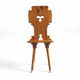 4 x chaises folk / Tyroler / en pin / 1970