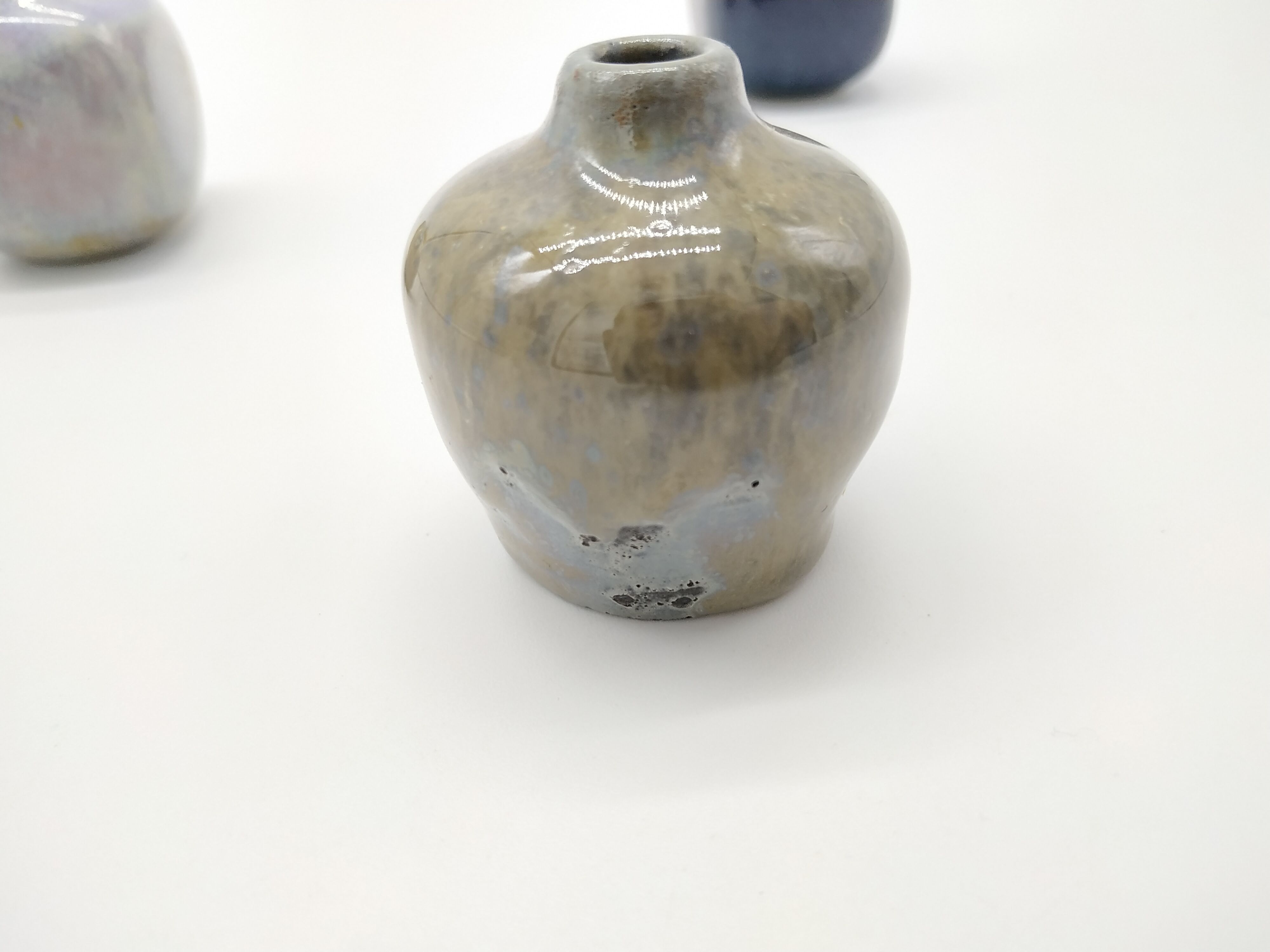 Lot de 3 vases miniatures scandinaves