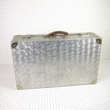 Metal case and leather handle