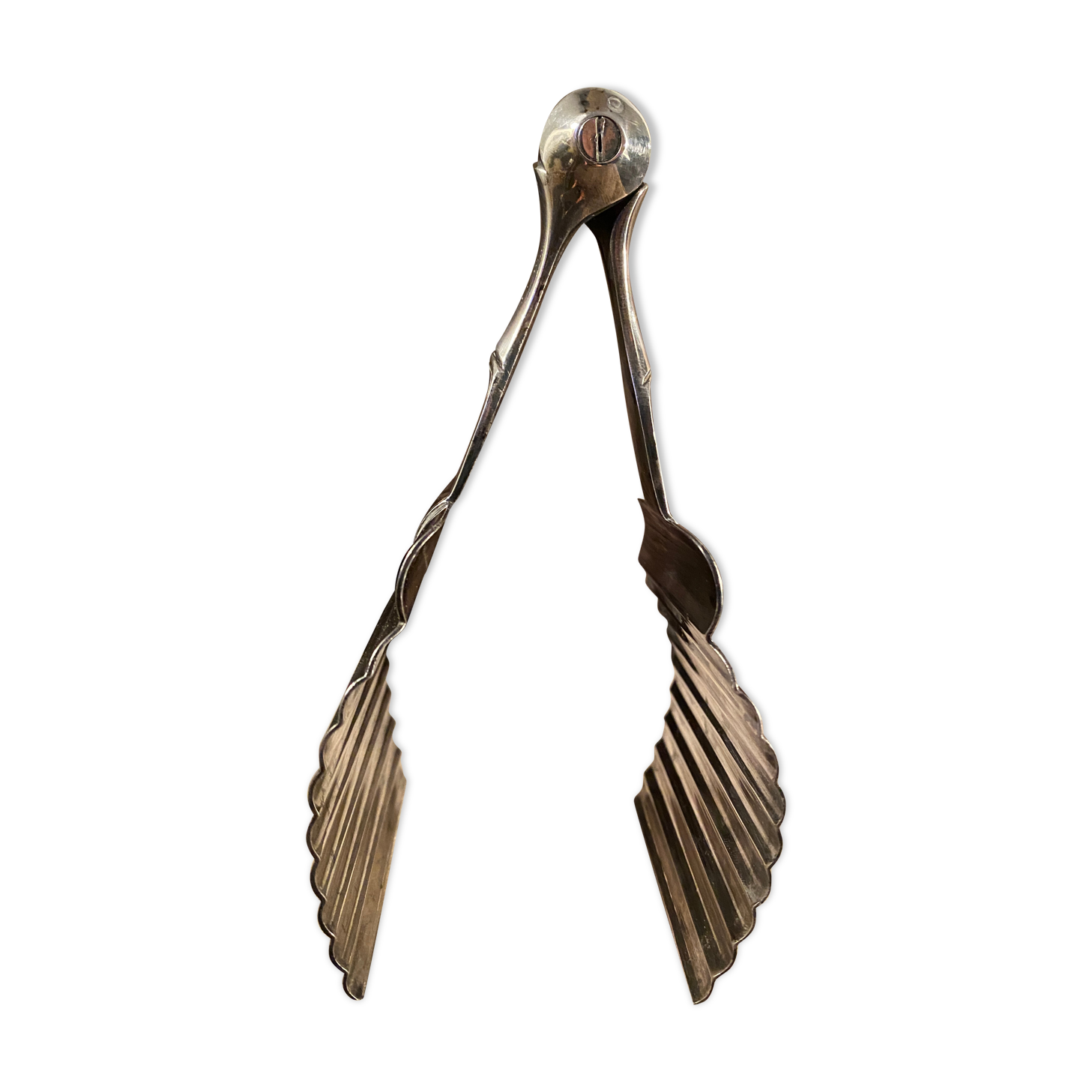 Christophe silver metal asparagus pinch