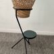 Vintage metal tripod plant holder and formica 60s