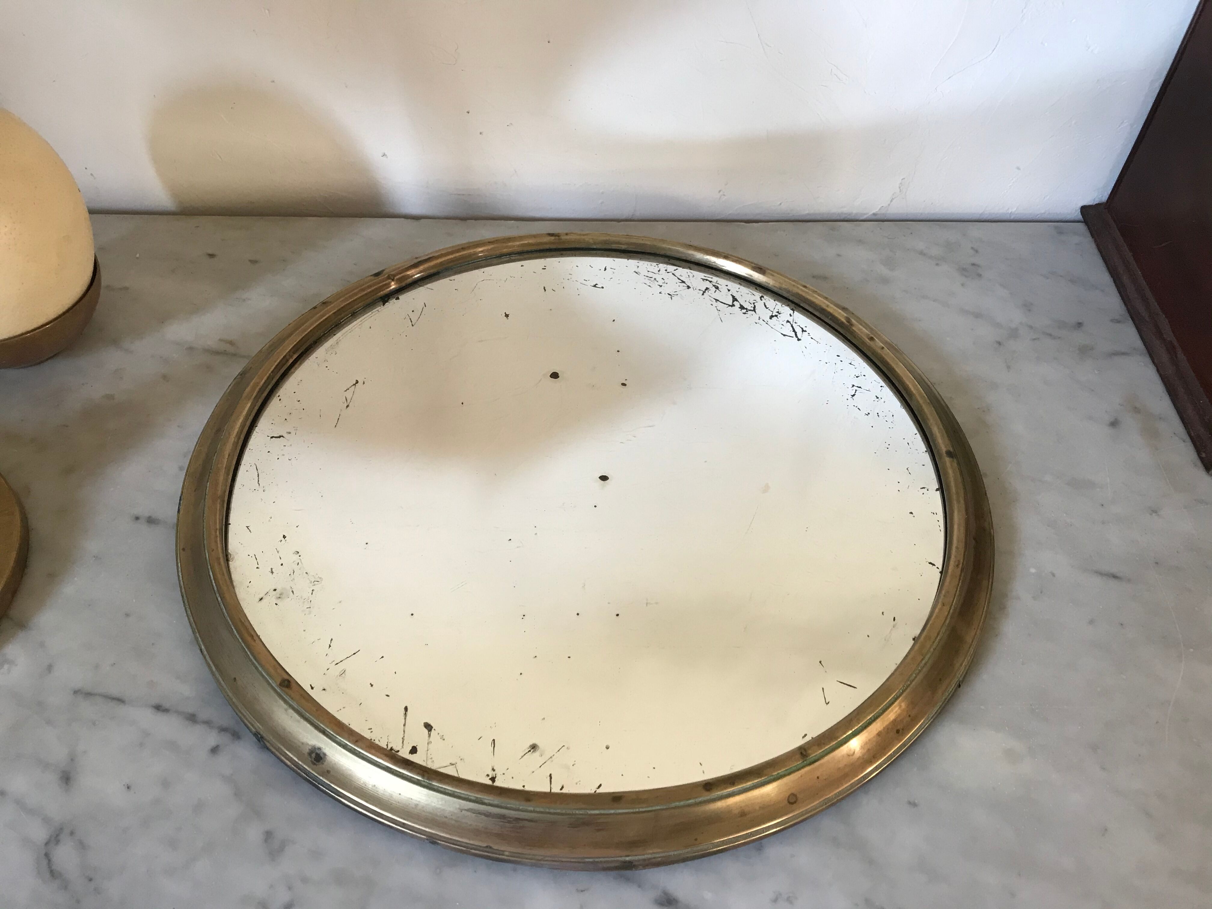 Old mirror tray 42cm