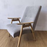 Designer armchair by J. šmidek, 1970s.