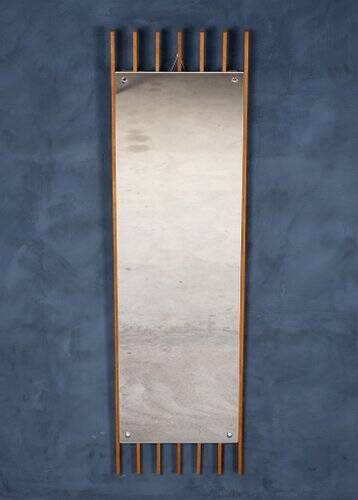 Mirror with Oak Frame, Denmark, 1960s