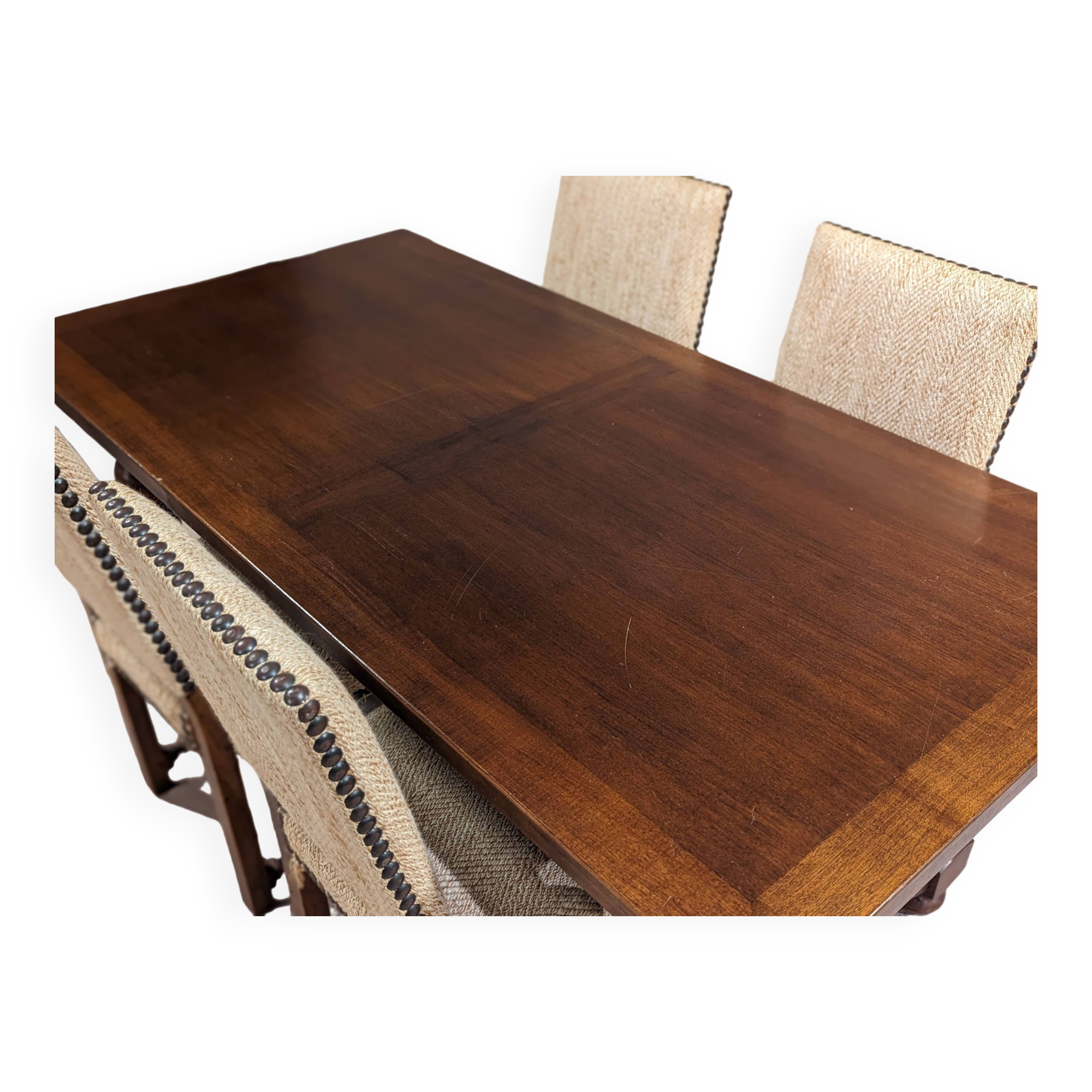 Wooden dining table