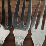 Ercuis silver-plated fish cutlery