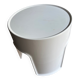 Vintage Gilac white stool / side table – French design year