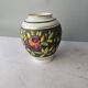 Large porcelain vase H. Becquet floral