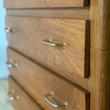Vintage dresser in oak foot compass