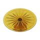 Amber Art Deco Cake Stand Pastry Dish Scailmont