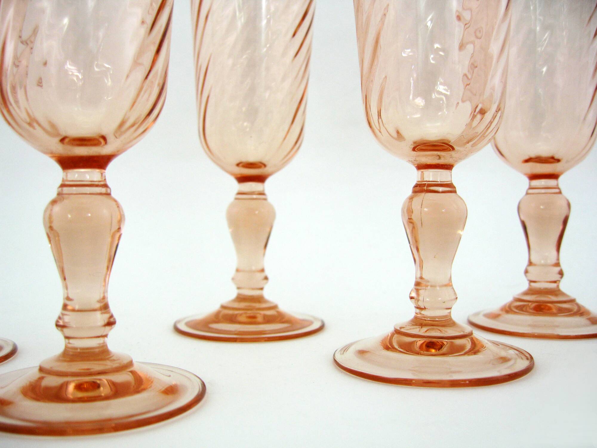 Lot 3 Plats + Coupelle En Verre Arcoroc France – Forme Feuille Vert – Années 80