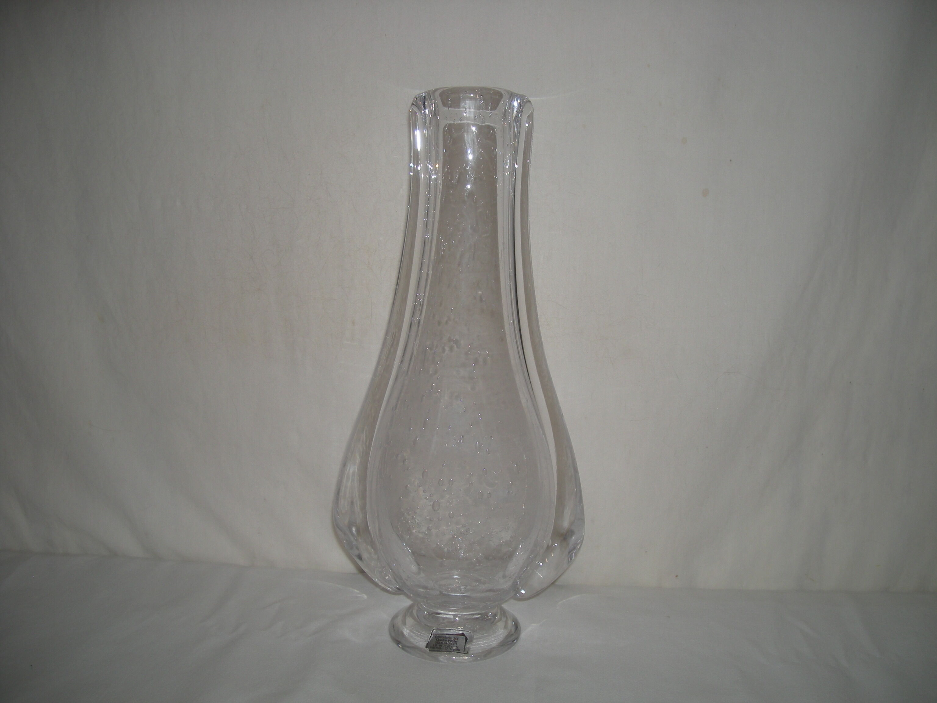 Bubble vase crystallerie des 4 vents