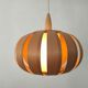 Suspension vintage wooden slats