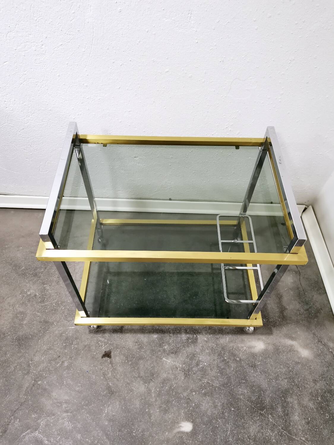 Chariot à bar/chariot des années 1980 en Italie