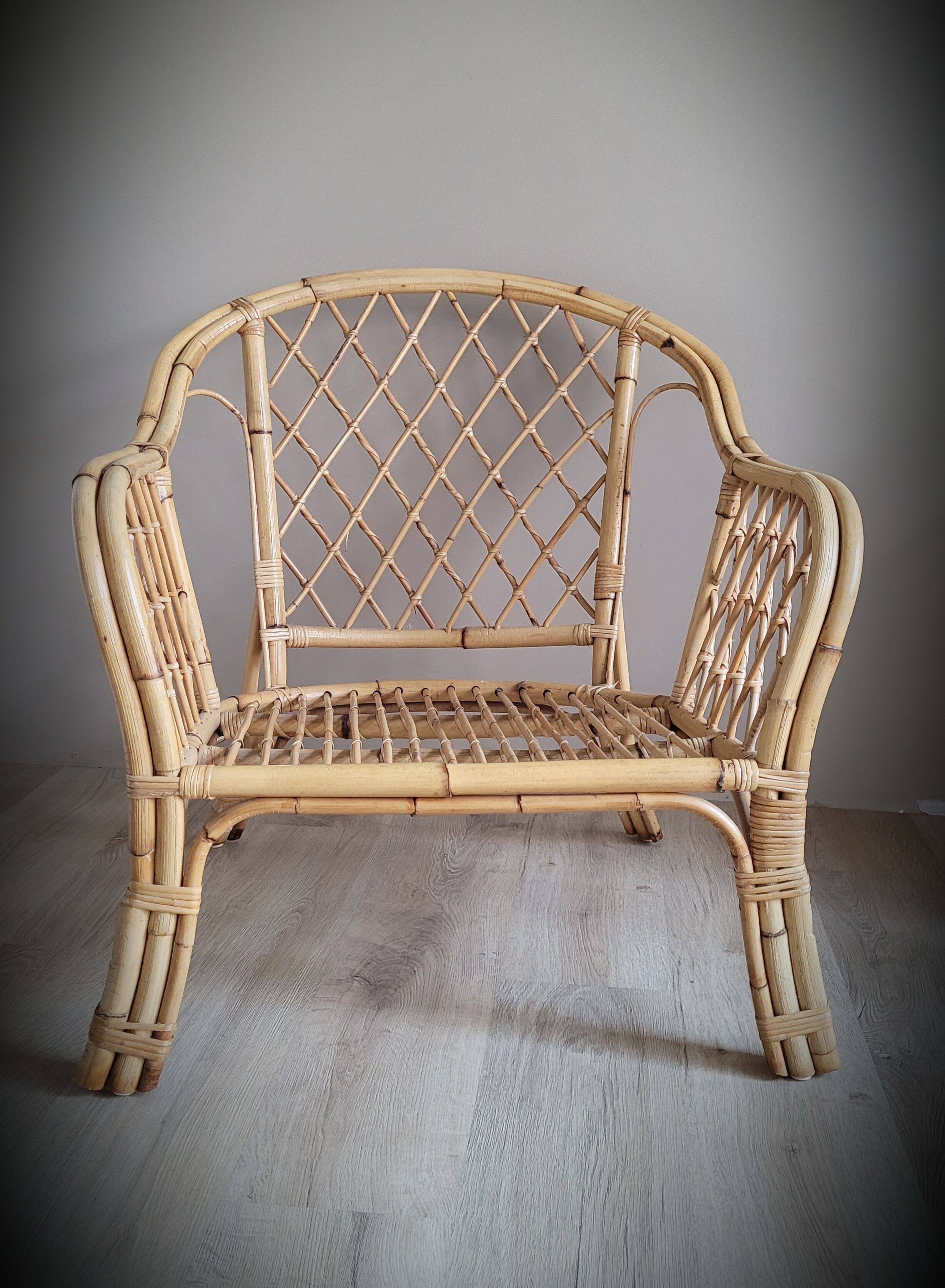 Fauteuil rotin adulte