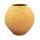 Vase en céramique jaune Gramann Keramik, Allemagne, années 1970