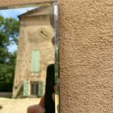 Vintage beveled mirror