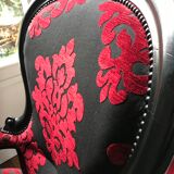 Armchair voltaire fabric Guild
