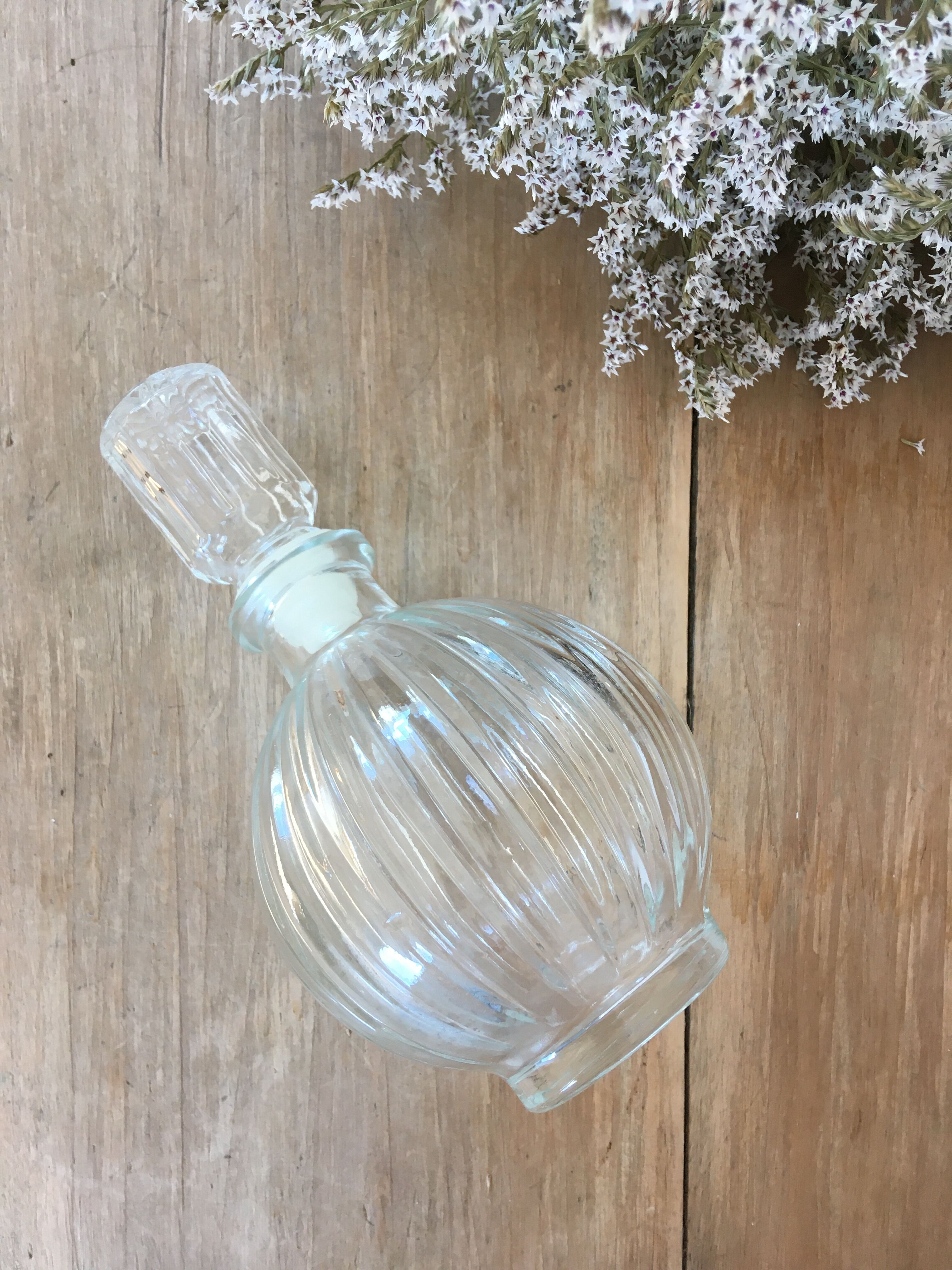 Vintage glass bottle