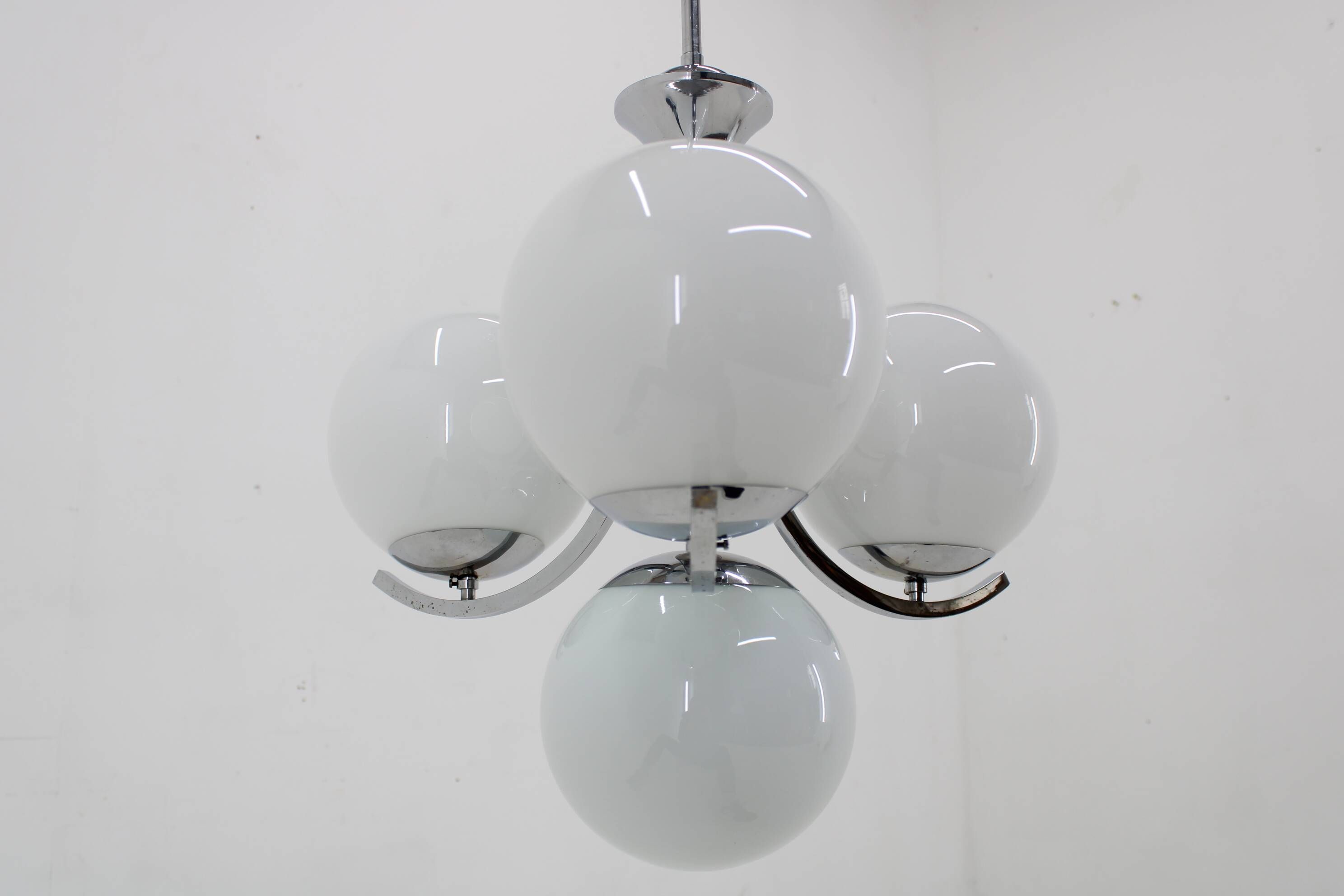 1930s Art Deco Chandelier, Czechoslovakia