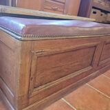 Old oak chest bench