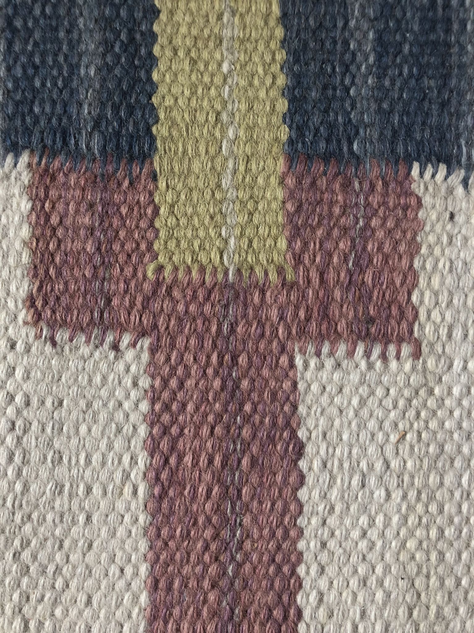 MidCentury Carpet Röllakan Sweden 1960s