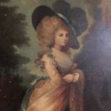 Oil on panel Young aristocrat