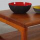 Vintage teak side table, serving trolley, Danish design MCM