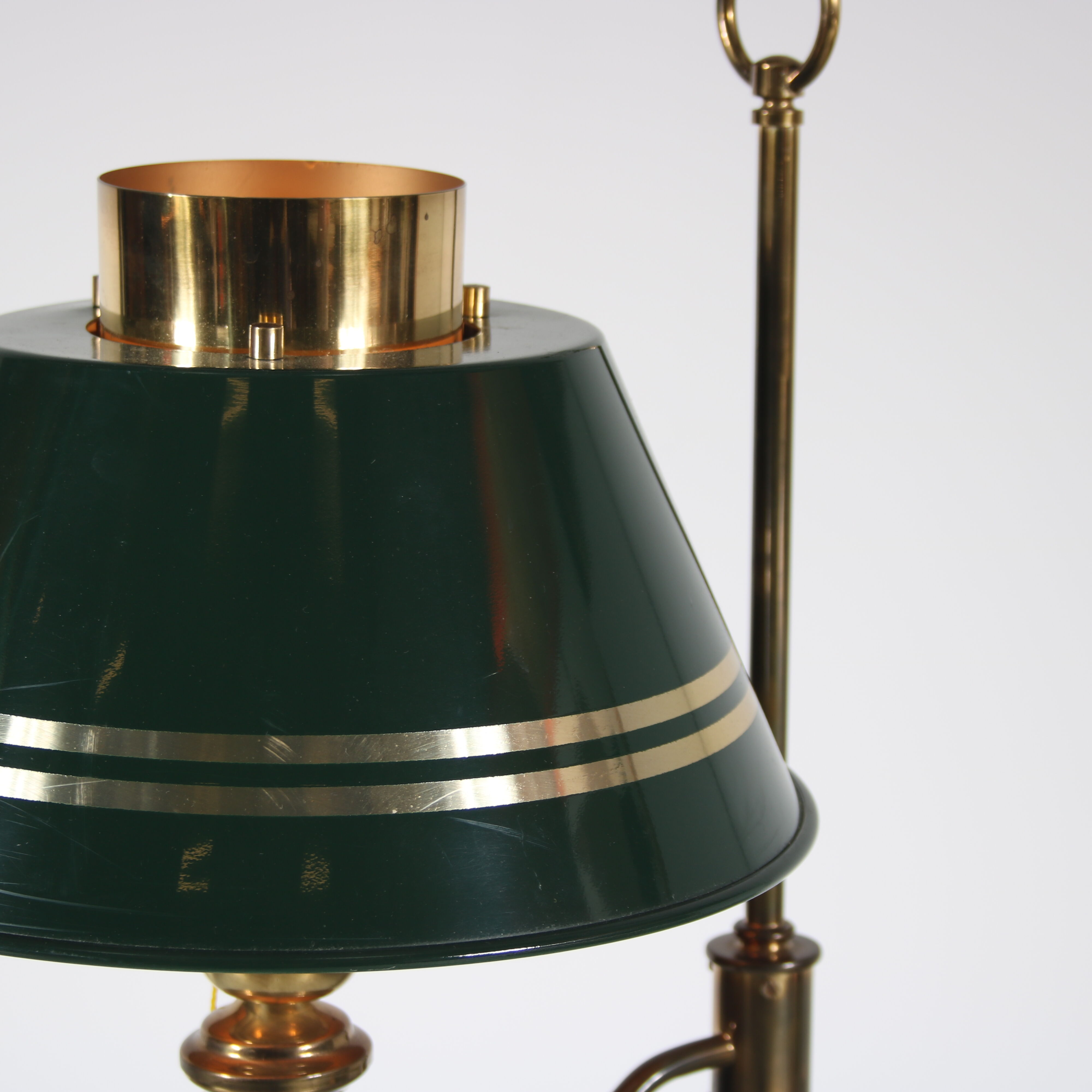Lampadaire en laiton des années 1950 par Oia, Suède