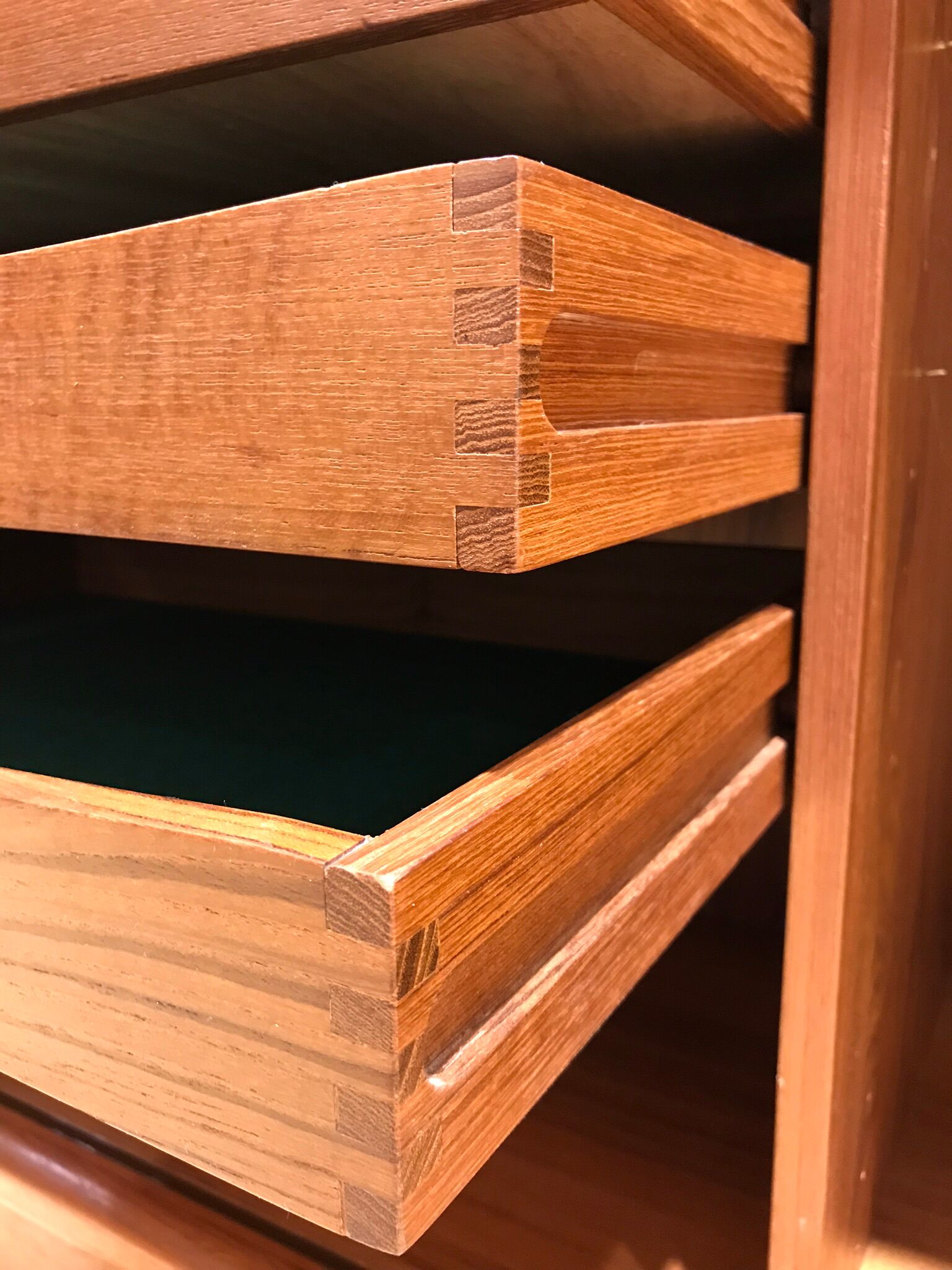 Teak wall system by Niels Bach for Dyrlund, 1970