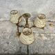 Antique Louis XV style chandelier in gilded bronze