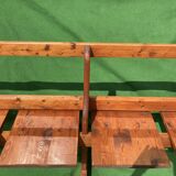 Swedish pine folding bench 1960s-1970s