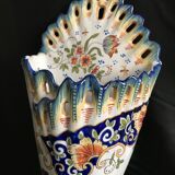 Desvres décor Rouen vase suspended