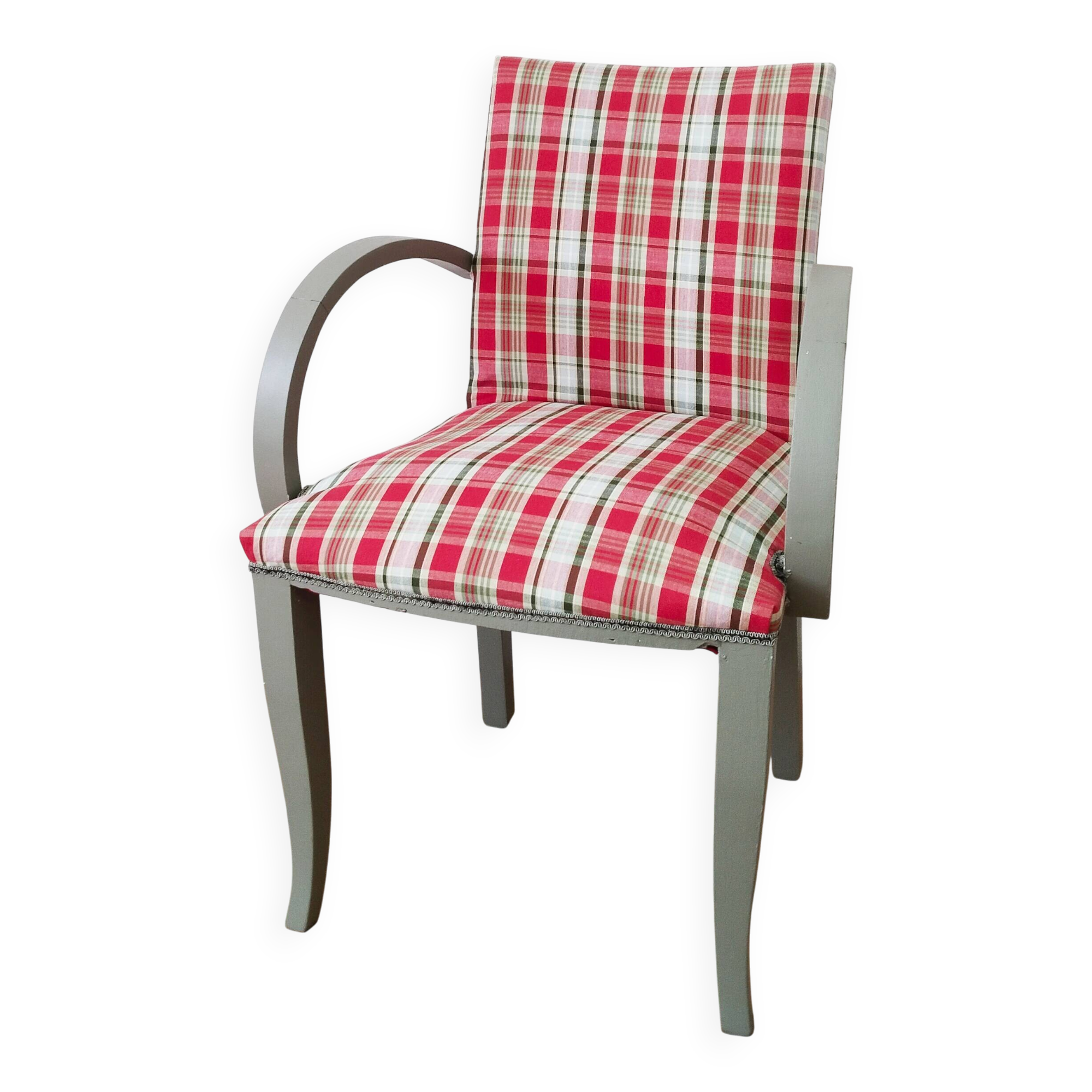 Antique bridge armchair, vintage, art deco