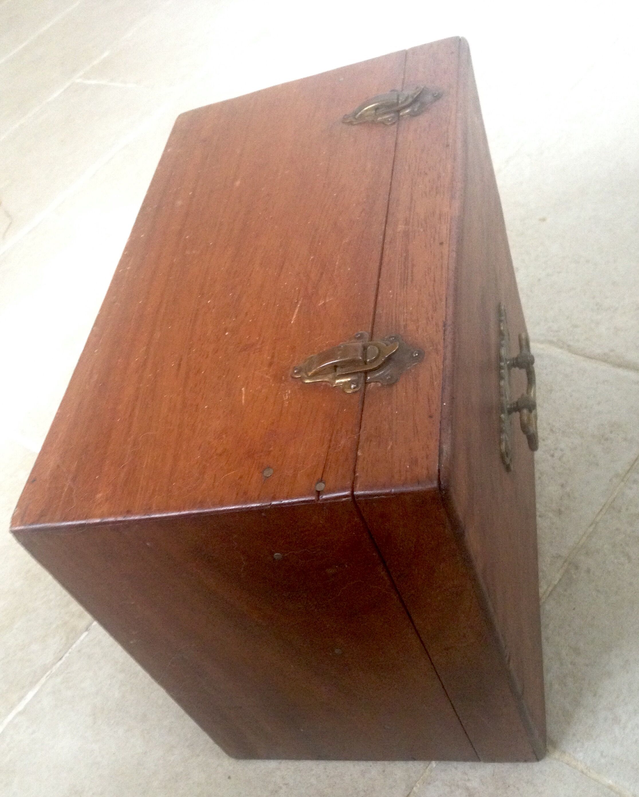 Circa 1900 wooden chest