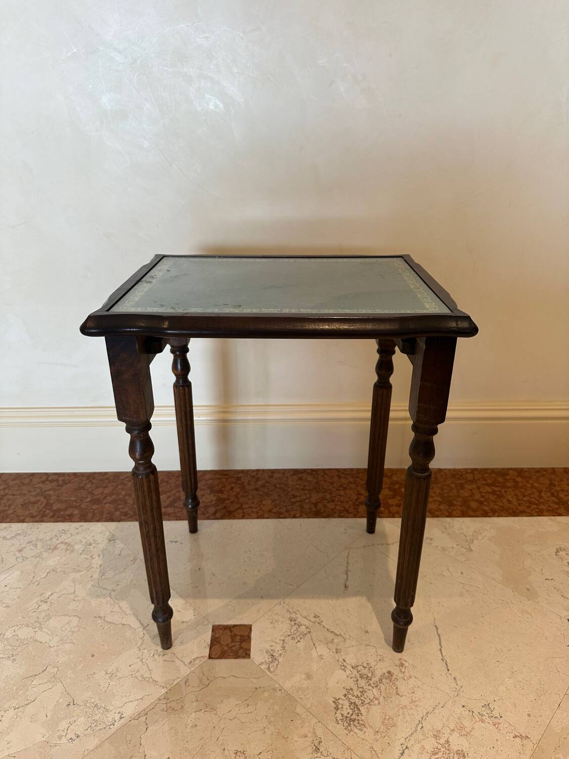 Small vintage wooden side table