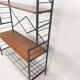 Italian Free Standing Teak Shelving Unit, 1950's