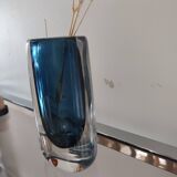 Orrefors Glass vase signed Nils Landberg