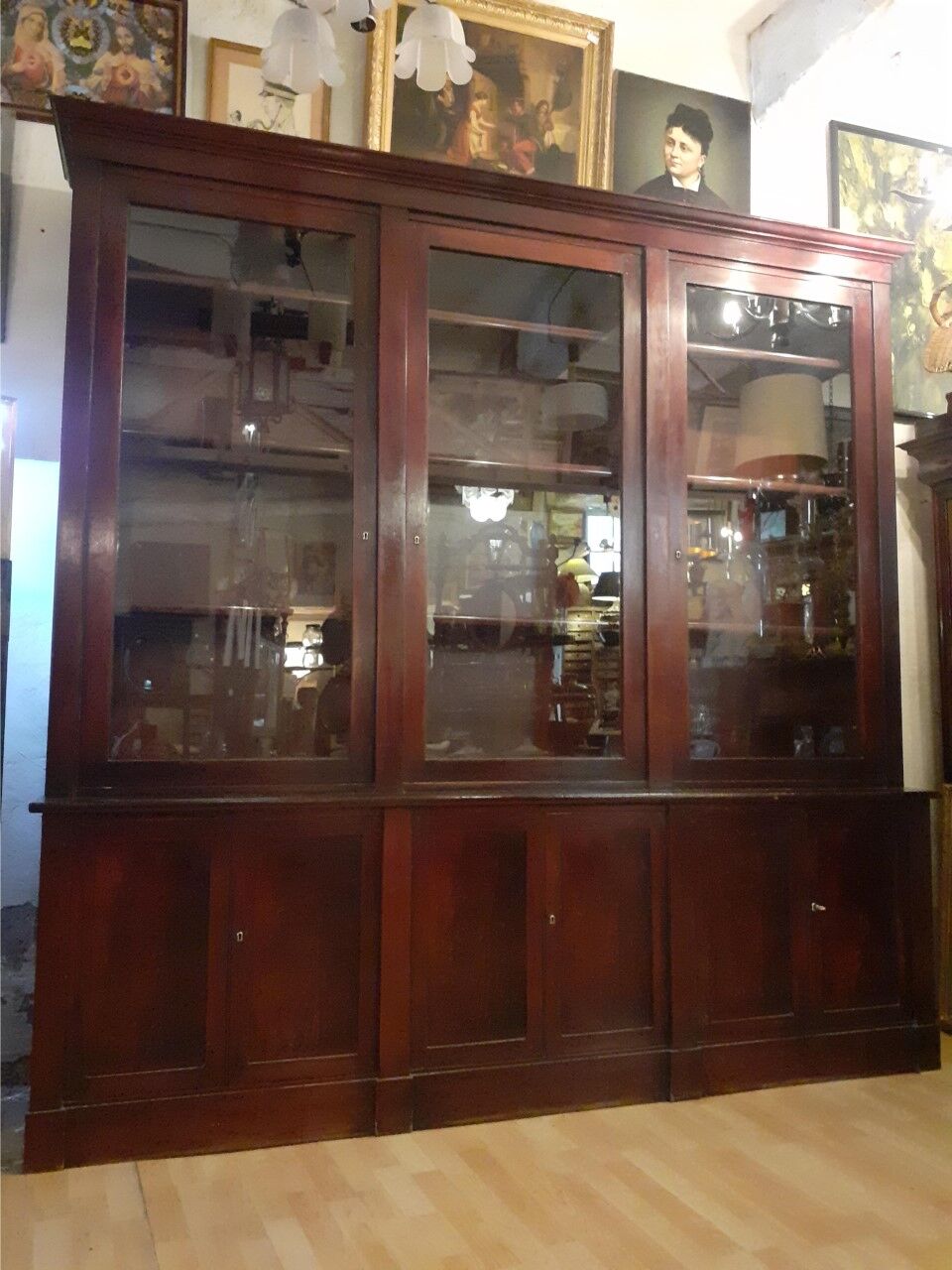 Bibliothèque en Acajou, de style Directoire XX eme