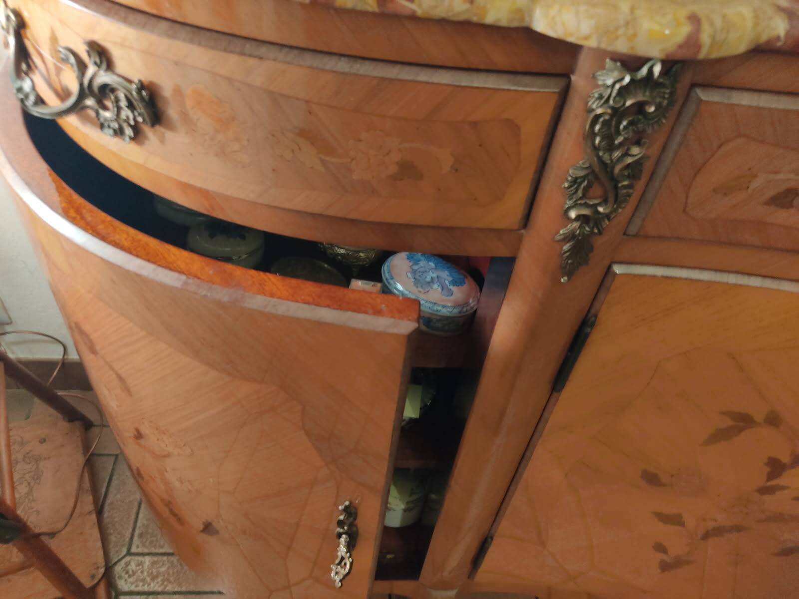 Louis XV rosewood sideboard