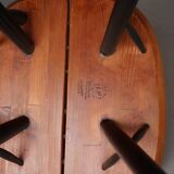 Chaises Pirkka par Ilmari Tapiovaara pour Laukaan Puu. années 1950