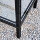 Side table end of sofa Pierre Vandel in metal and glass tops