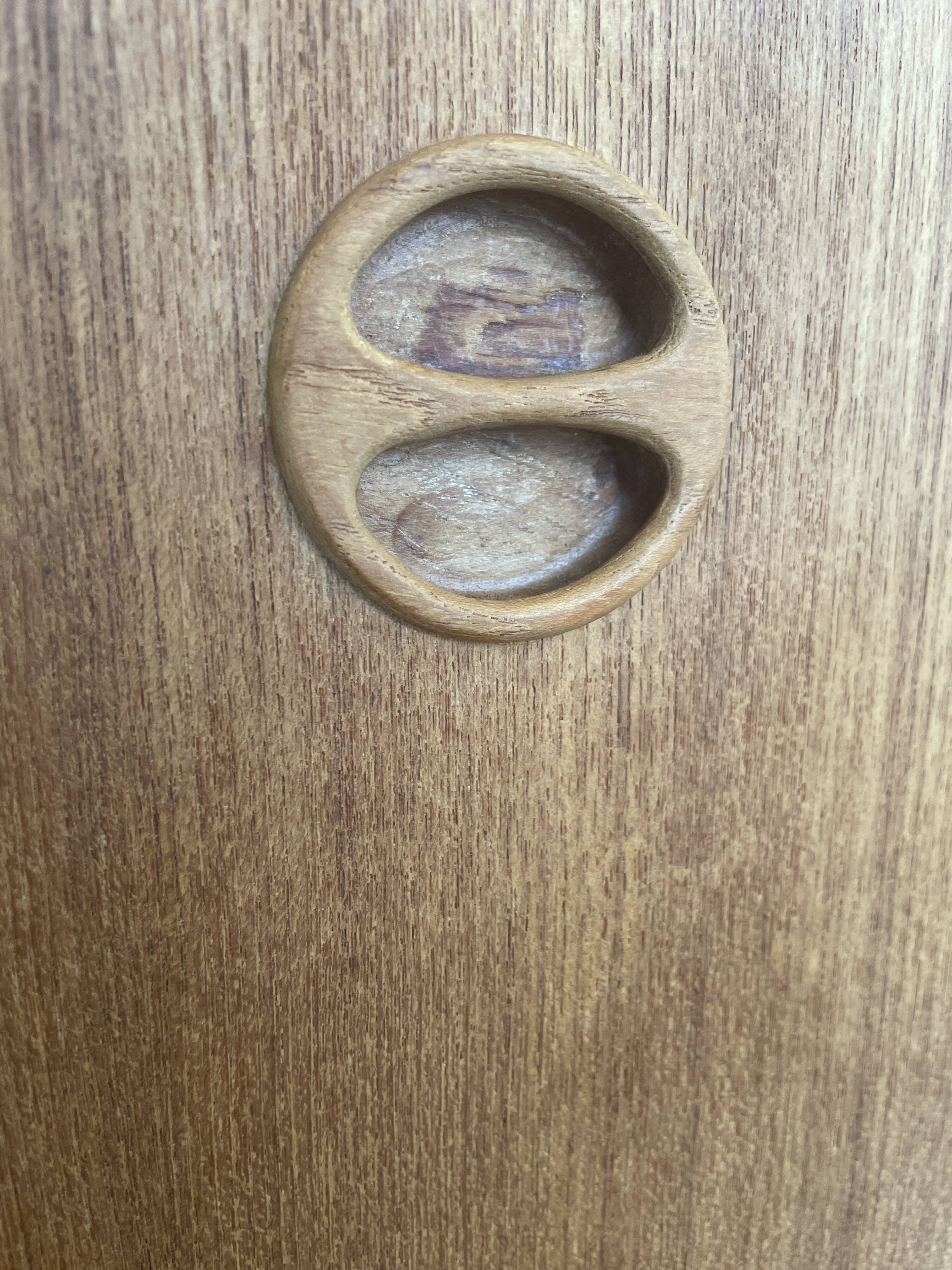 Vintage teak high sideboard