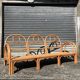 Vintage bamboo rattan sofa
