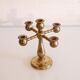 Vintage Scandinavian brass chandelier 1970